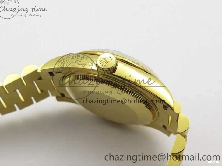 Best 31mm Malachite Bracelet EWF on Dial YG Daydate YG Edition 278288 Green ETA2688 President 0416